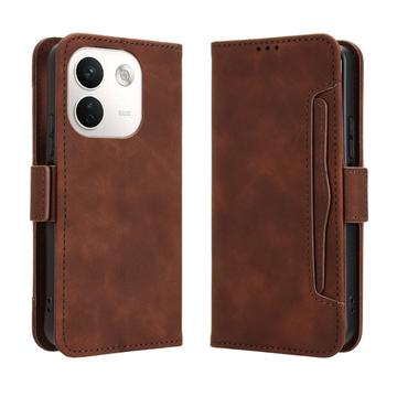 Xiaomi Poco X8 Power -kortinhaltijan lompakkokotelo - ruskea