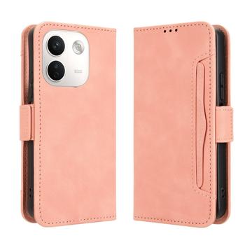 Xiaomi Poco X8 Power -kortinhaltijan lompakkokotelo - vaaleanpunainen