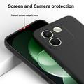 Xiaomi Poco X8 Power Nestemäinen silikonikotelo käsihihnalla - Musta