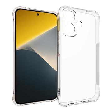 Xiaomi Poco X8 Iskunkestävä silikonikotelo - Läpinäkyvä