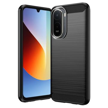 Xiaomi Redmi 15a/R70/R70m Harjattu TPU Suojakuori - Hiilikuitu