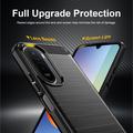 Xiaomi Redmi 15a/R70/R70m Harjattu TPU Suojakuori - Hiilikuitu