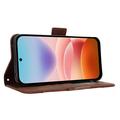 Xiaomi Redmi 17 5G/4G -kortinhaltijan lompakkokotelo - ruskea