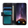 Xiaomi Redmi 17 5G/4G Lompakkokotelo jalustalla - musta