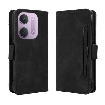 Xiaomi Redmi 17C 5G -kortinhaltijan lompakkokotelo - musta