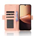 Xiaomi Redmi 17C 5G -kortinhaltijan lompakkokotelo - vaaleanpunainen