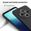 Xiaomi Redmi 17C Nestemäinen silikonikotelo käsihihnalla - Musta