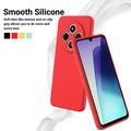 Xiaomi Redmi 17C Nestemäinen silikonikotelo käsihihnalla - Punainen