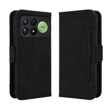 Xiaomi Redmi K100 Pro/Poco F9 Pro -kortinhaltijan lompakkokotelo - musta
