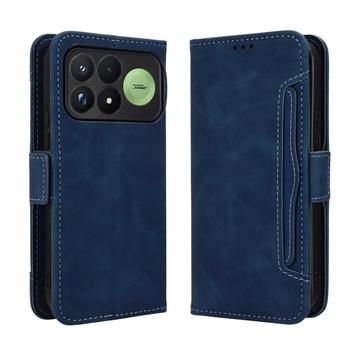 Xiaomi Redmi K100 Pro/Poco F9 Pro -kortinhaltijan lompakkokotelo - sininen