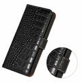 Xiaomi Redmi K100 Pro/Poco F9 Pro Crocodile Lompakkomallinen Nahkakotelo kanssa RFID - Musta
