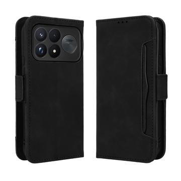 Xiaomi Redmi K100 Pro Max/Poco F9 Ultra -kortinhaltijan lompakkokotelo - musta