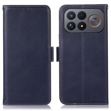 Xiaomi Redmi K100 Pro Max/Poco F9 Ultra lompakko nahkakotelo RFID - sininen