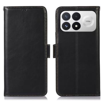 Xiaomi Redmi K100 Pro/Poco F9 Pro lompakko nahkakotelo RFID - Musta