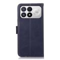 Xiaomi Redmi K100 Pro/Poco F9 Pro lompakko nahkakotelo RFID - sininen