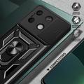 Xiaomi Redmi Note 13 Pyörivä Rengashybridikotelo Kamerasuojalla - Sininen