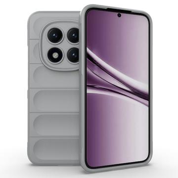 Xiaomi Redmi Note 15 Pro+ 5G/Poco M8 Pro Rugged TPU Suojakuori - Vaaleanharmaa