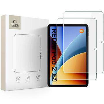 Xiaomi Redmi Pad 2 9.7 Tech-Protect Glass Fit+ Panssarilasi - 2 kpl. - Kirkas