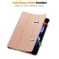 Xiaomi Redmi Pad 2 9.7 Tri-Fold Series Smart Folio -kotelo - ruusukultainen