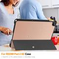 Xiaomi Redmi Pad 2 9.7 Tri-Fold Series Smart Folio -kotelo - ruusukultainen