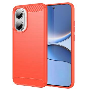 Xiaomi Redmi Turbo 4 Pro Harjattu TPU Suojakuori - Hiilikuitu