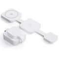 Y222 15W:n erittäin kompakti 3-in-1-magneettinen MagSafe-langaton laturi – valkoinen