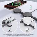 Y333 3-in-1 MagSafe-laturi iPhoneen, AirPodsiin ja Apple Watchiin - 15W