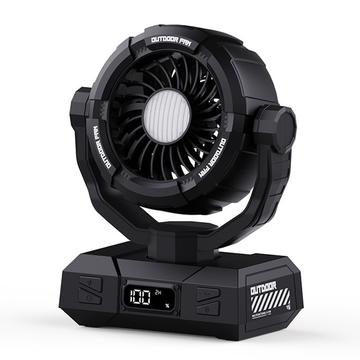 Y7 kannettava retkitelttatuuletin LED-valolla