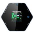 YC-931 8-in-1 4K USB-C -keskitin OLED-näytöllä - 100W PD-lataus - musta