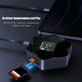 YC-931 8-in-1 4K USB-C -keskitin OLED-näytöllä - 100W PD-lataus - musta