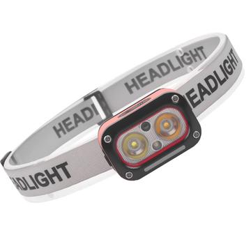 YD-08 ladattava LED-otsalamppu liiketunnistimella