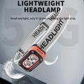 YD-08 ladattava LED-otsalamppu liiketunnistimella