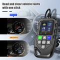 YM119 OBD2-skanneri / moottorin vikakoodilukija - musta