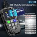 YM119 OBD2-skanneri / moottorin vikakoodilukija - musta