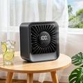 YS-G7 USB-ladattava pöytätuuletin, 8 nopeutta - musta