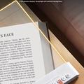 YSJ-019 Plus -kirkas akryylinen LED-yöpöytävalaisin - Type-C-lataus - valkoinen