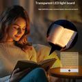 YSJ-019 Plus -kirkas akryylinen LED-yöpöytävalaisin - Type-C-lataus - valkoinen