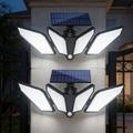YY-22226 4-lamppuinen LED-aurinkovalaisin, jossa on PIR-liiketunnistin - 800 lumenia
