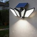 YY-22226 4-lamppuinen LED-aurinkovalaisin, jossa on PIR-liiketunnistin - 800 lumenia