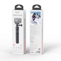 Yesido SF37 magneettinen selfiekeppi DJI Osmo Action 6/5 Pro/4/Osmo 360 - Musta