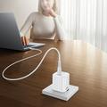 Yesido YC116 45W:n USB-C-GaN-laturi USB-C-kaapelilla – valkoinen