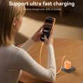Yesido YC117 60W:n USB-C-GaN-laturi USB-C-kaapelilla – oranssi