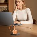 Yesido YC117 60W:n USB-C-GaN-laturi USB-C-kaapelilla – oranssi