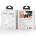 Yesido YC117 60W:n USB-C-GaN-laturi USB-C-kaapelilla – valkoinen