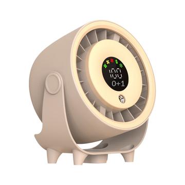 Z6 2-in-1-pöytätuuletin kosteuttimella - USB-ladattava - beige
