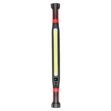 ZJ-8905 COB-magneettinen työvalo - 400lm, USB-C-ladattava - musta / punainen