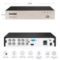 Zosi 3K Lite 8-kanavainen 4-in-1-DVR HD-TVI-/CVI-/AHD-/CVBS-kameroille