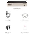 Zosi 3K Lite 8-kanavainen 4-in-1-DVR HD-TVI-/CVI-/AHD-/CVBS-kameroille