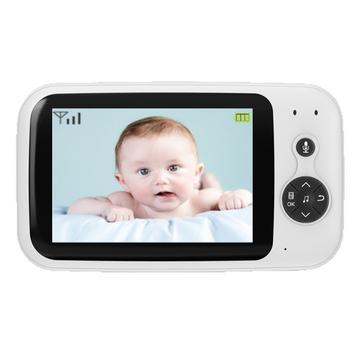 ZR303B-vauvamonitori, jossa on 3.2" LCD-näyttö, kaksisuuntainen ääni ja lämpötilahälytys
