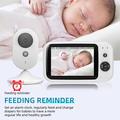 ZR303B-vauvamonitori, jossa on 3.2" LCD-näyttö, kaksisuuntainen ääni ja lämpötilahälytys
